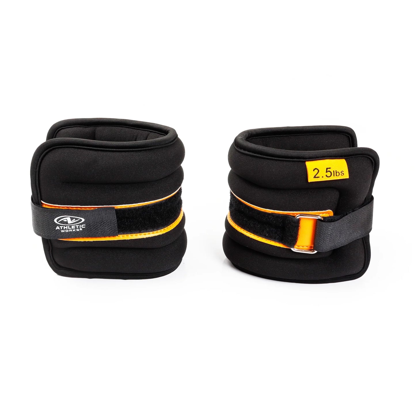 (2 Pack) 5Lb Pair Ankle & Wrist Weights (2Pcs, Each One Is 2.5LBS), Adjustable Strap
