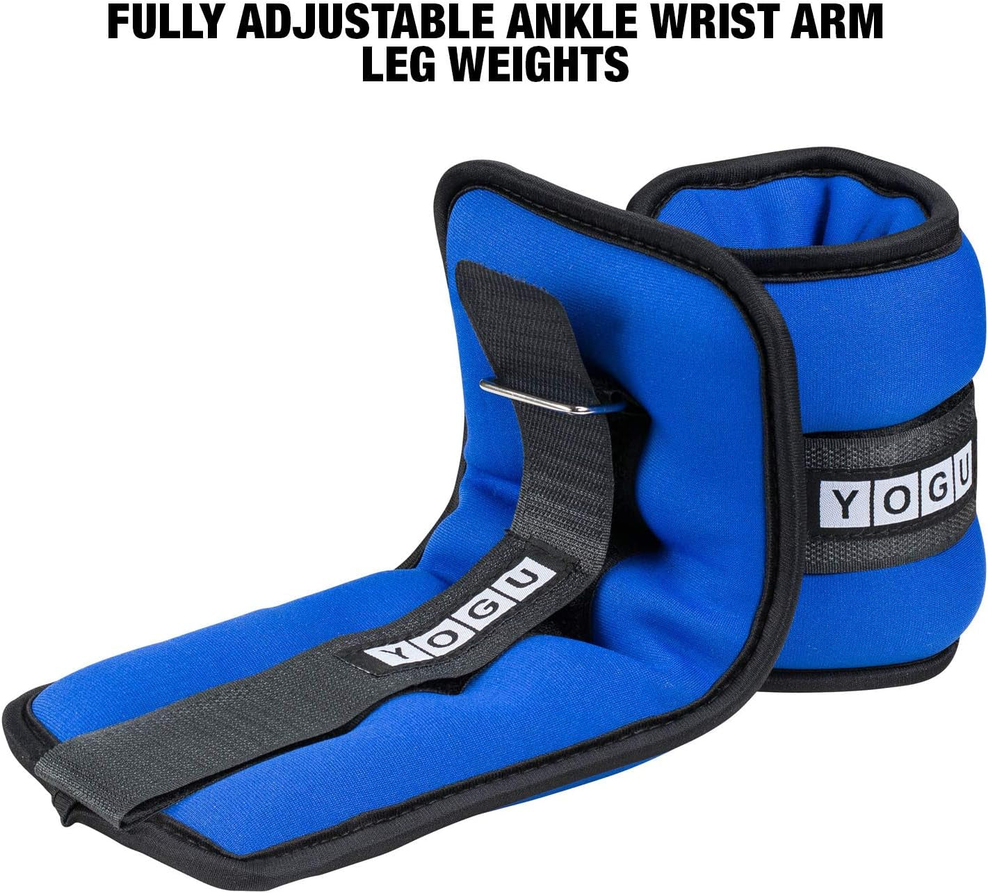 Ankle Weight/Wrist Weight Set with Neoprene Padding for Breathable Comfort- Fully Adjustable for Most Ankles, Wrists and Legs